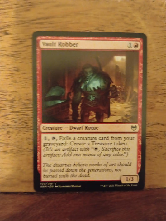 Magic The Gathering Vault Robber 158/285 Kaldheim