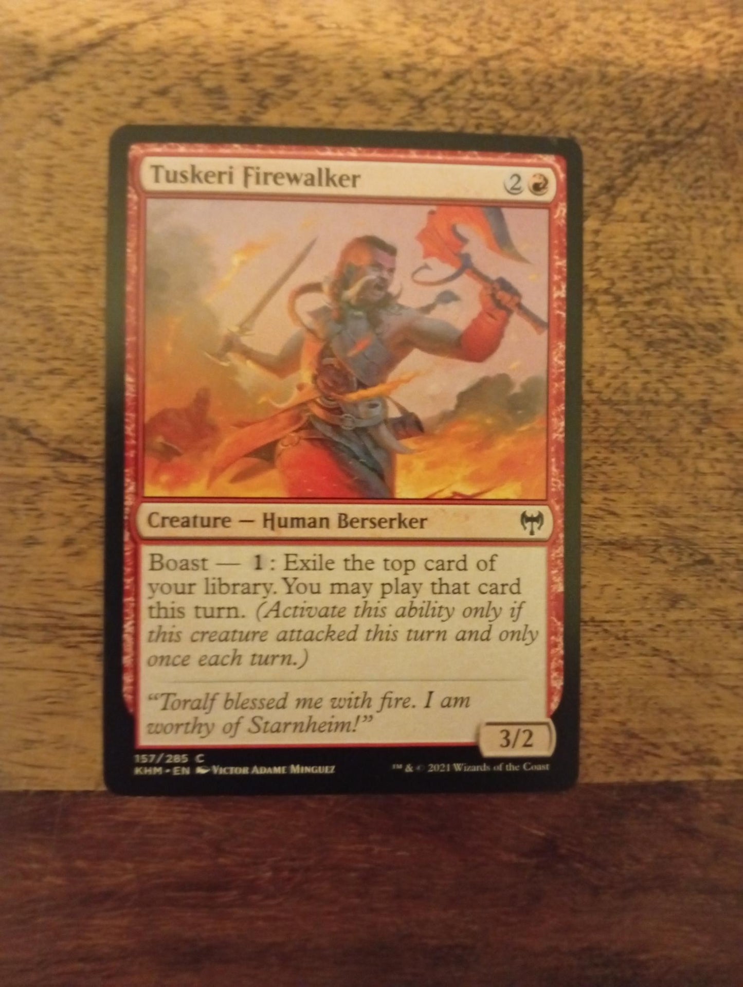 Magic The Gathering Tuskeri Firewalker 157/285 Kaldheim