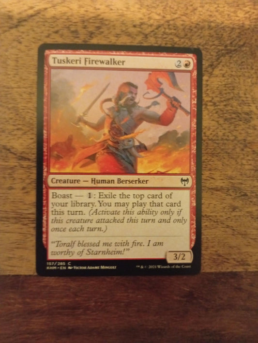 Magic The Gathering Tuskeri Firewalker 157/285 Kaldheim