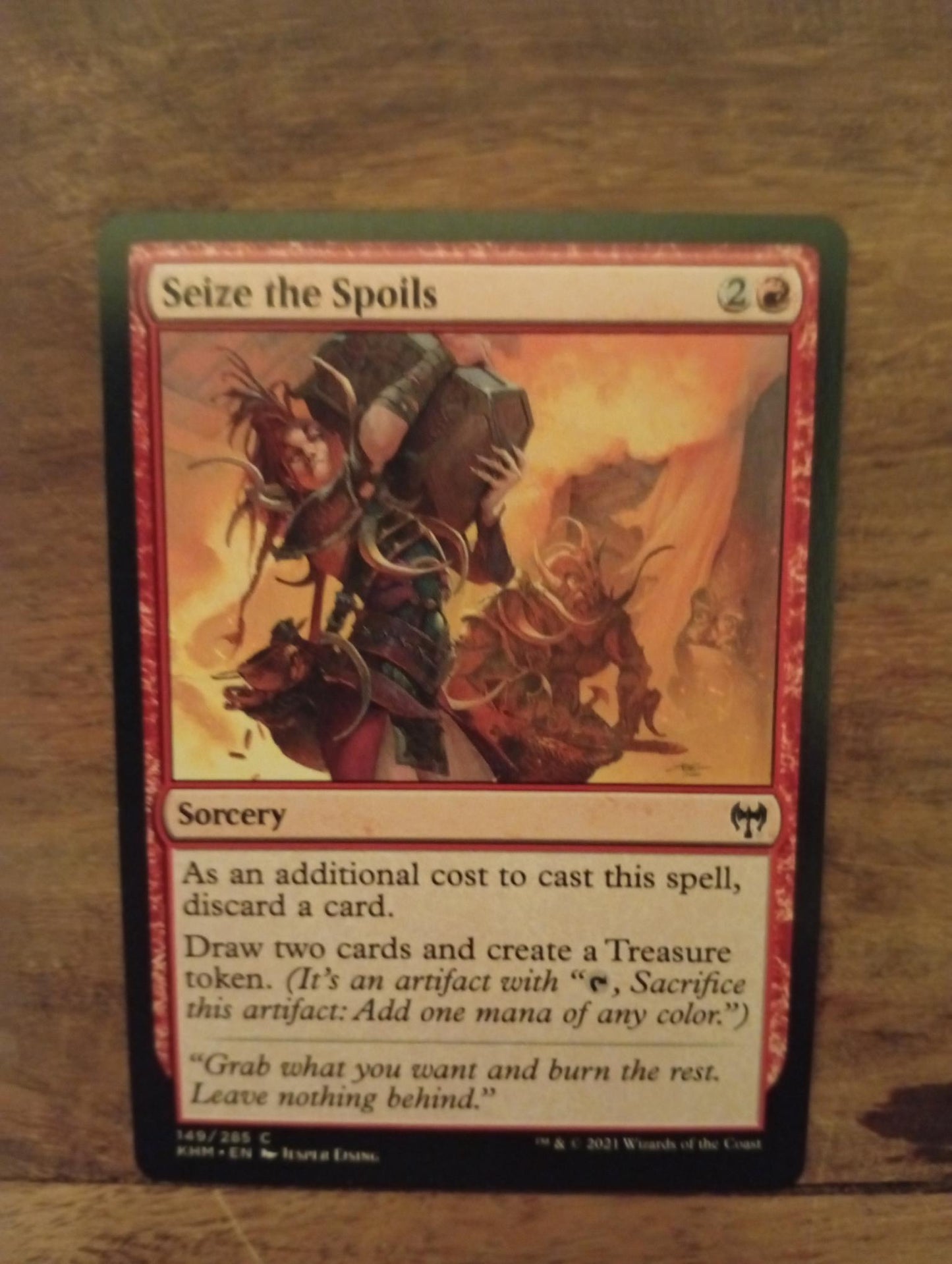 Magic The Gathering Seize The Spoils 149/285 Kaldheim