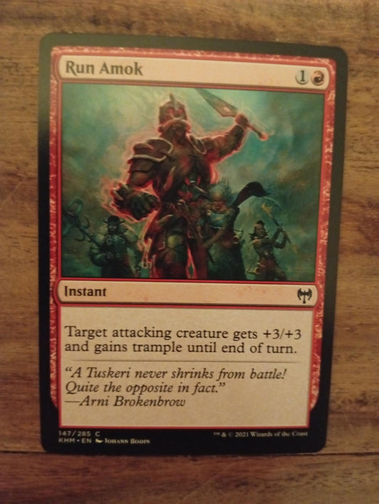 Magic The Gathering Run Amok 147/285 Kaldheim