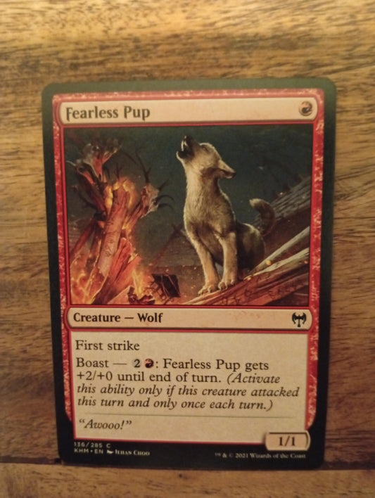 Magic The Gathering Fearless Pup 136/285 Kaldheim