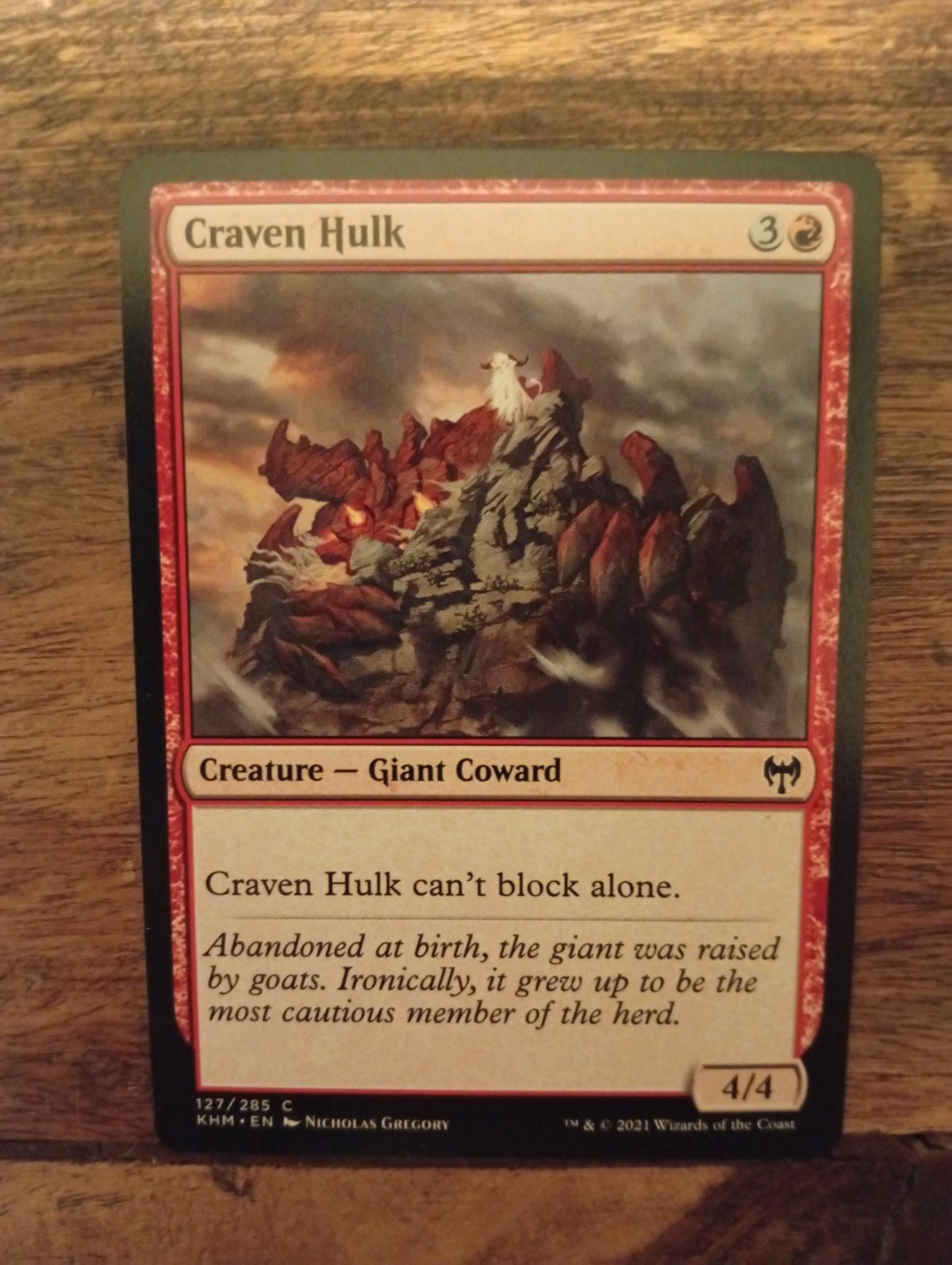 Magic The Gathering Craven Hulk 127/285 Kaldheim