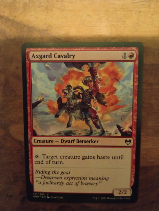 Magic The Gathering Axgard Cavalry 121/285 Kaldheim