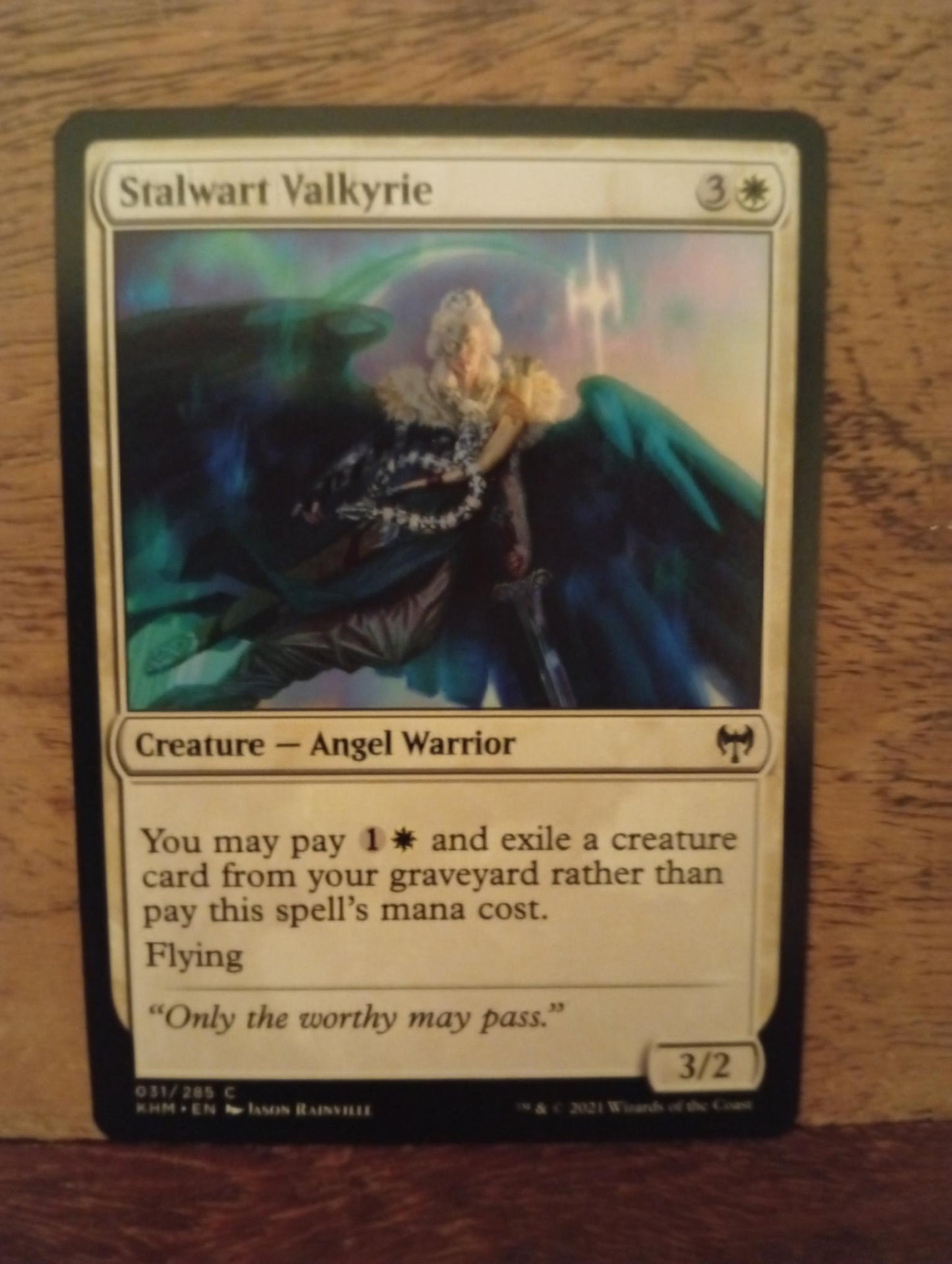 Magic The Gathering Stalwart Valkyrie 031/285 Kaldheim