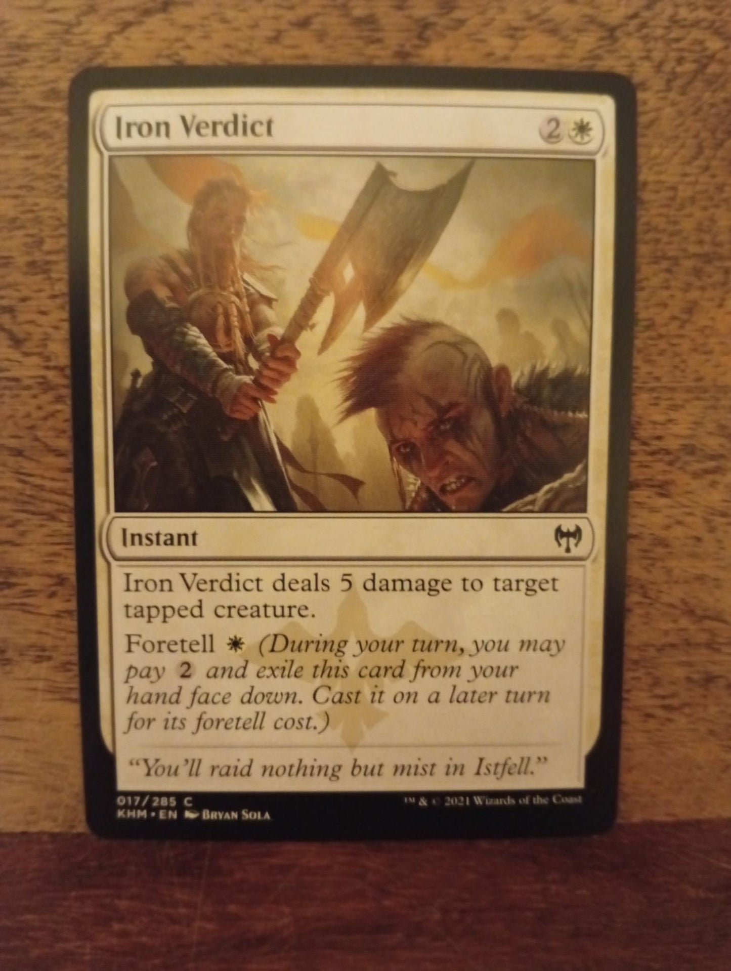 Magic The Gathering Iron Verdict 017/285 Kaldheim
