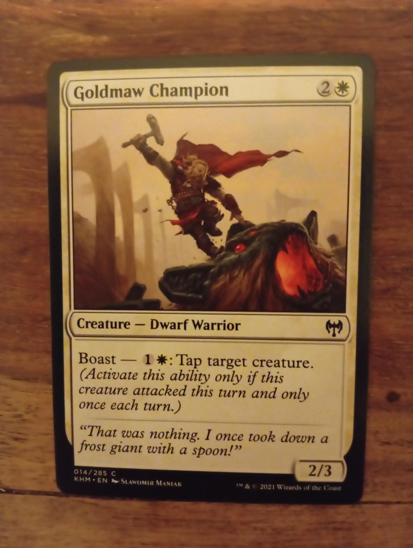 Magic The Gathering Goldmaw Champion 014/285 Kaldheim