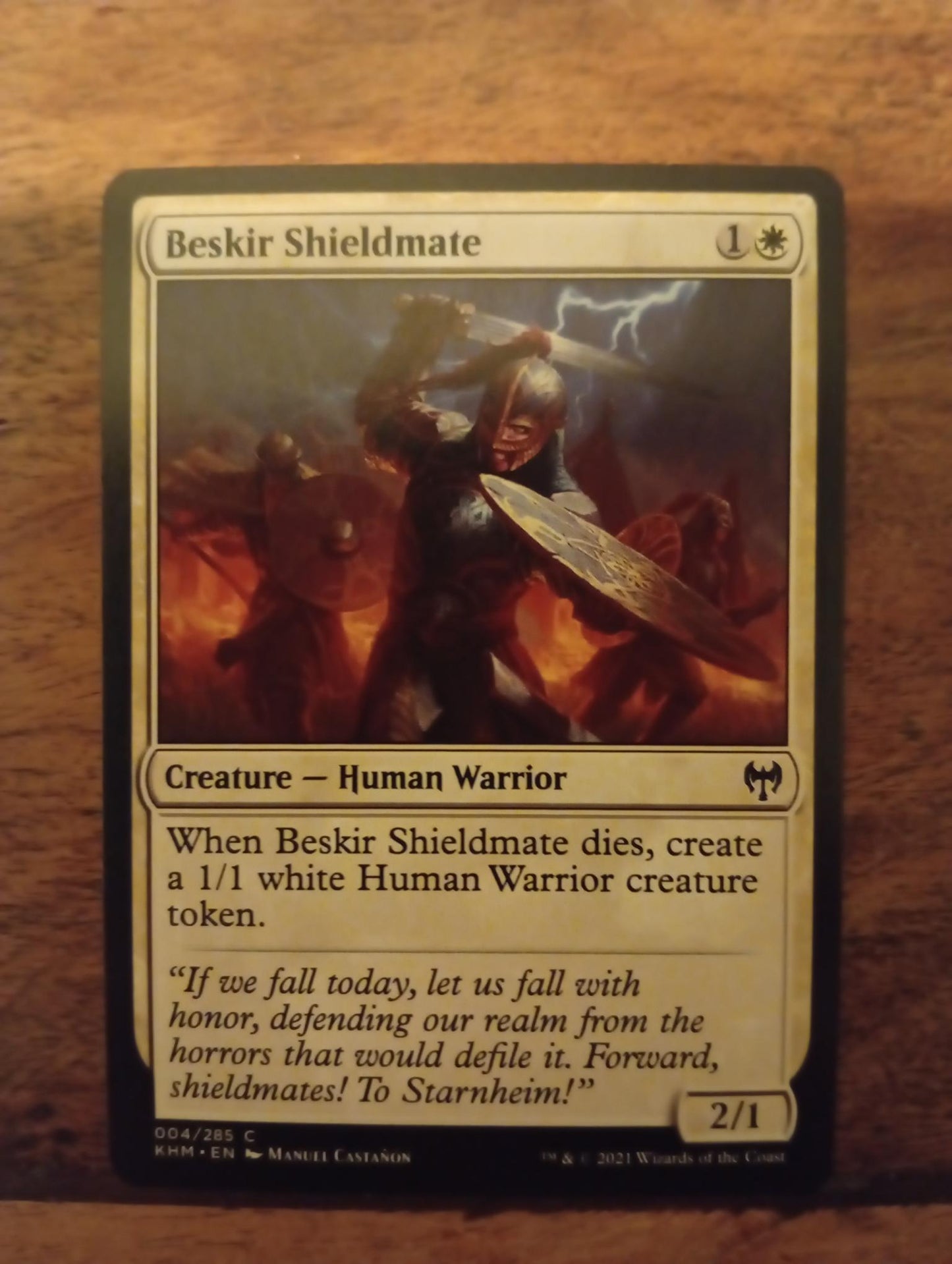 Magic The Gathering Beskir Shieldmate 004/285 Kaldheim