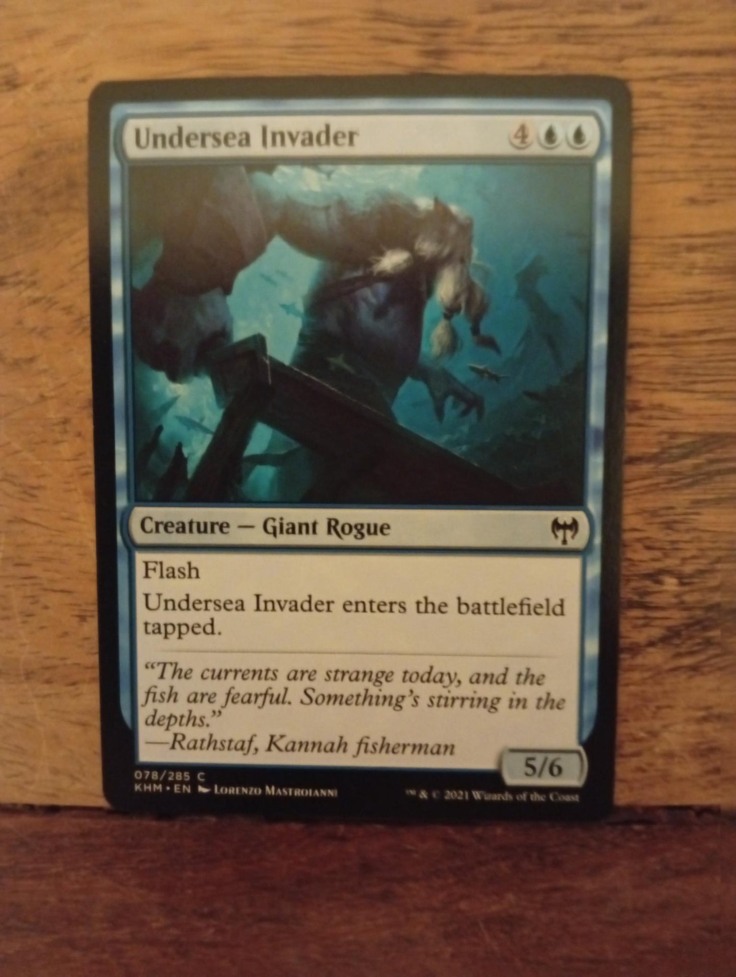 Magic The Gathering Undersea Invader 078/285 Kaldheim