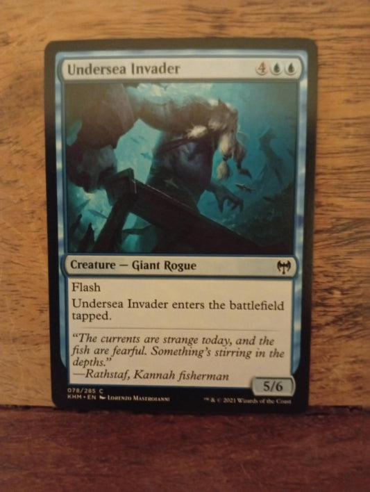 Magic The Gathering Undersea Invader 078/285 Kaldheim