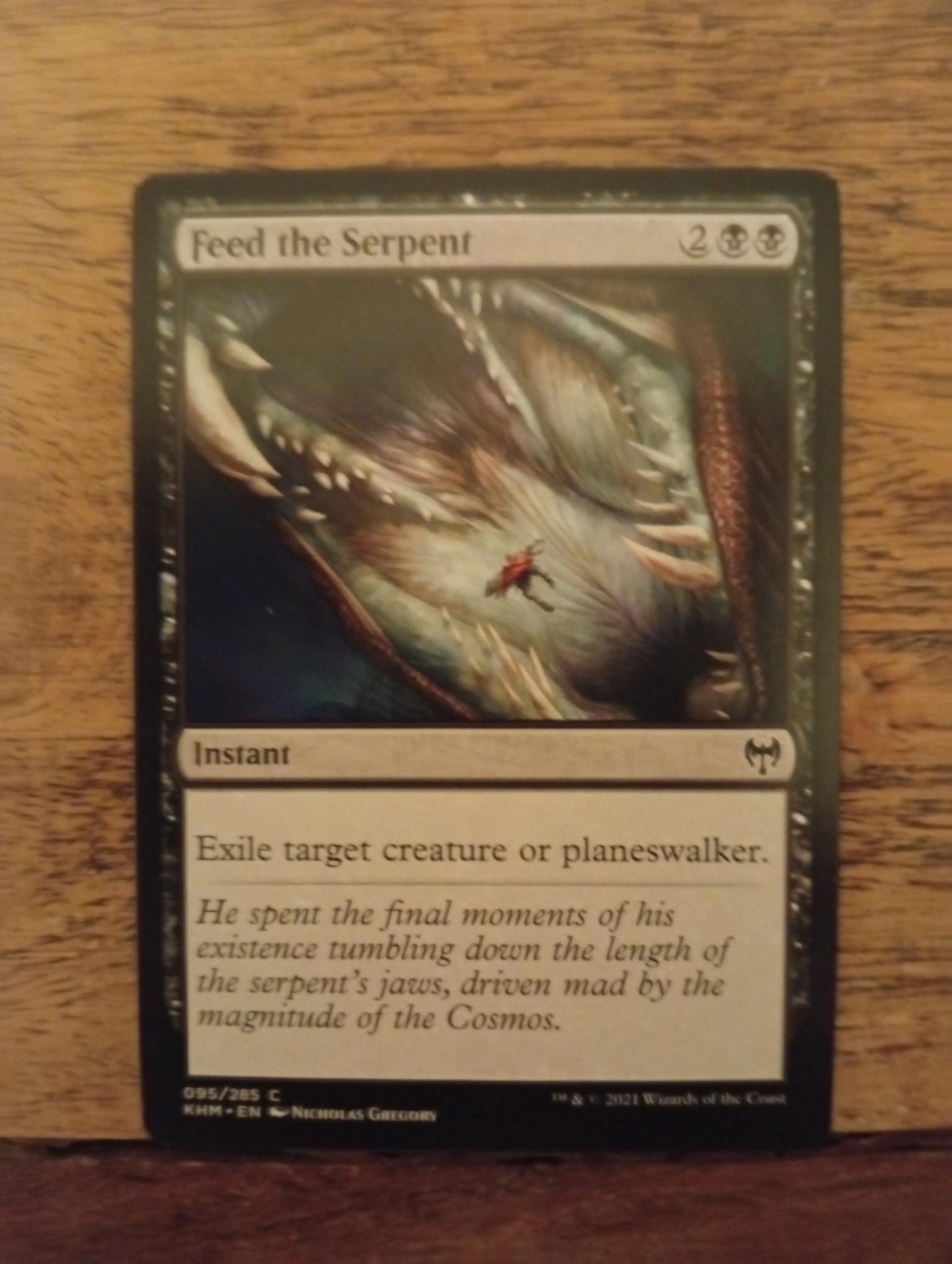 Magic The Gathering Feed the Serpent 095/285 Kaldheim