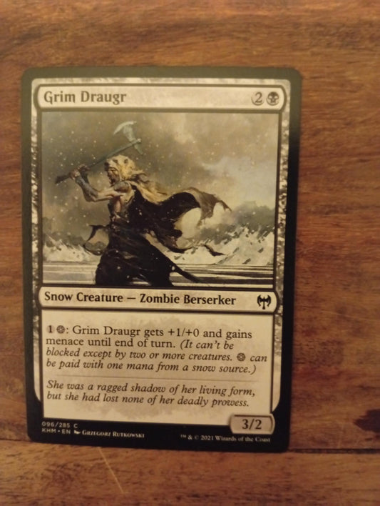 Magic The Gathering Grim Draugr 096/285 Kaldheim