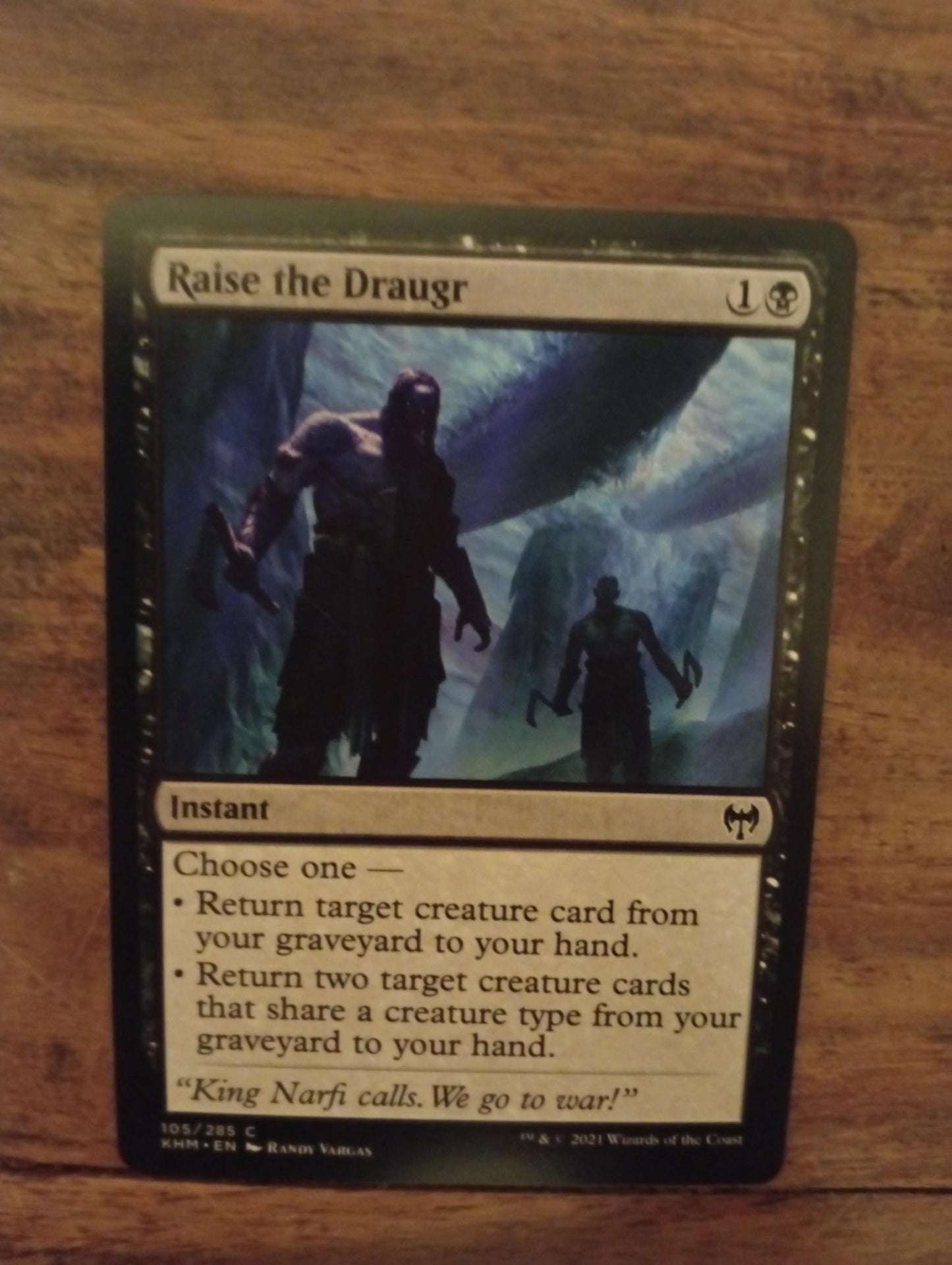 Magic The Gathering Raise the Draugr 105/285 Kaldheim