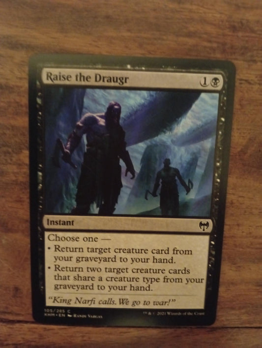 Magic The Gathering Raise the Draugr 105/285 Kaldheim