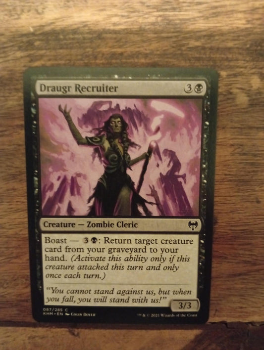 Magic The Gathering Draugr Recruiter 087/285 Kaldheim