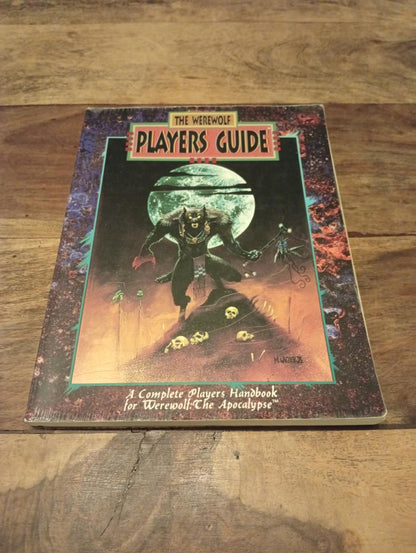 Werewolf the apocalypse Players Guide 1st Ed White Wolf 1993
