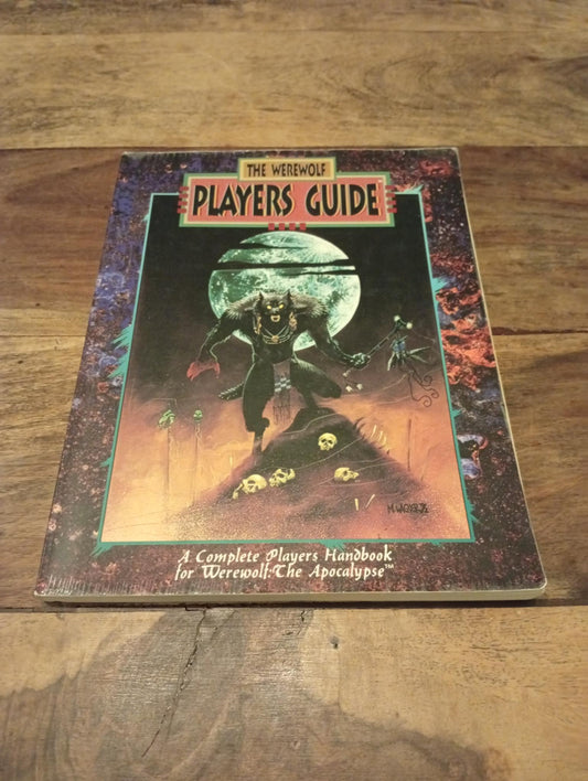 Werewolf the apocalypse Players Guide 1st Ed White Wolf 1993