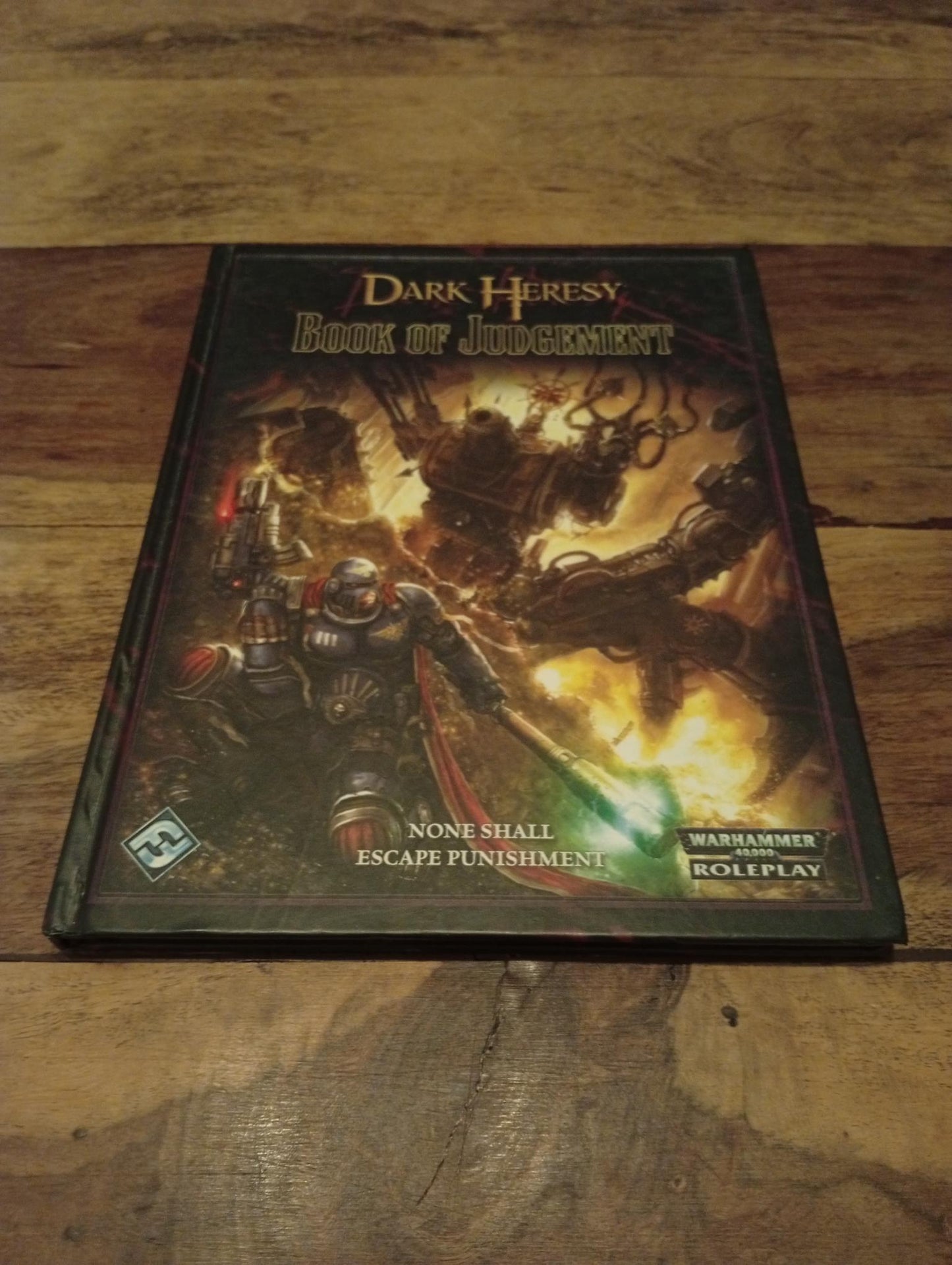 Dark Heresy Book of Judgement Hardcover Warhammer 40K Fantasy Flight Games 2011