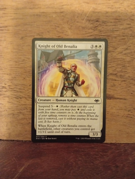 Magic The Gathering Knight of Old Benalia 017/254 Modern Horizons