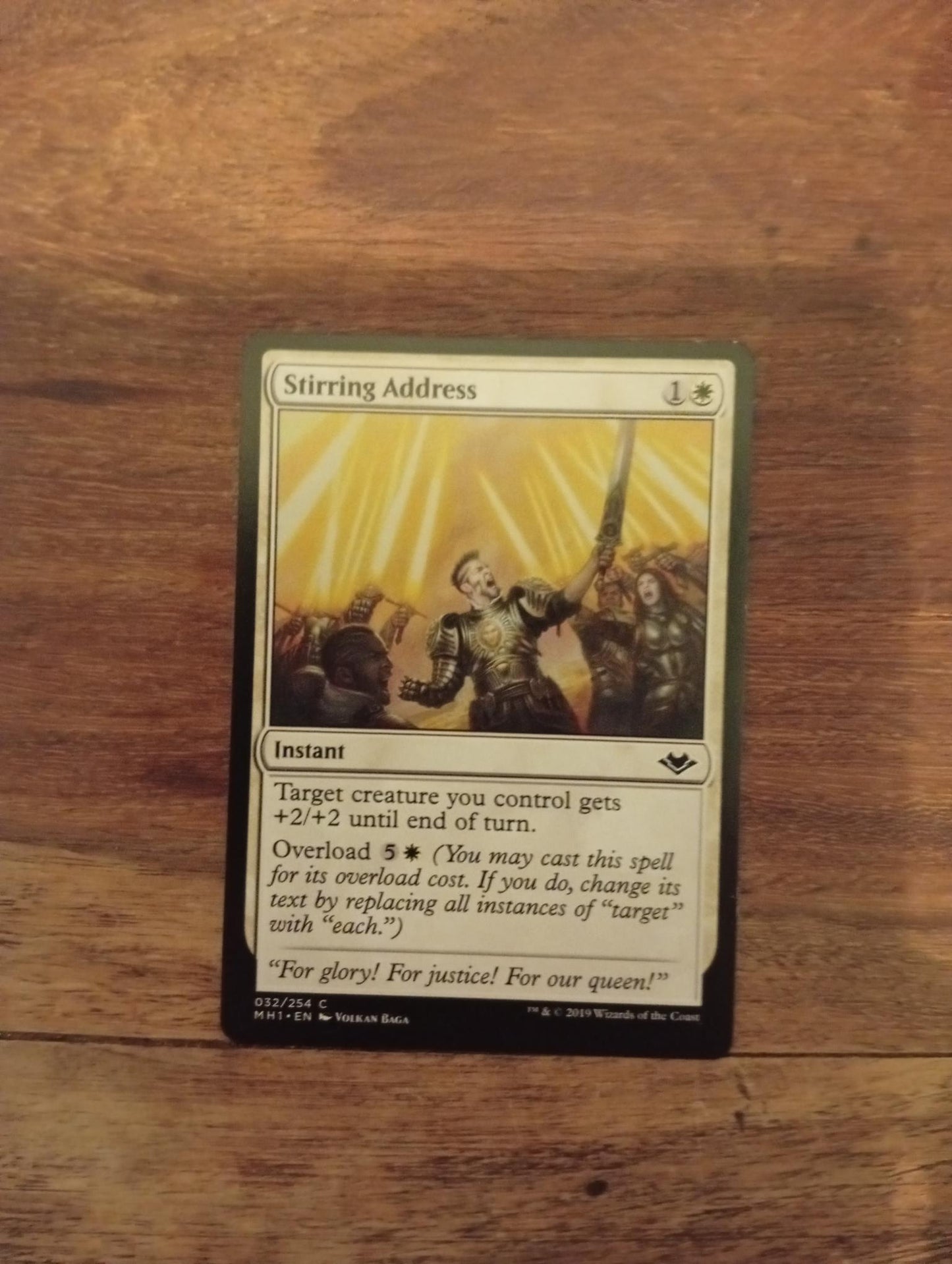 Magic The Gathering Stirring Address 032/254 Modern Horizons