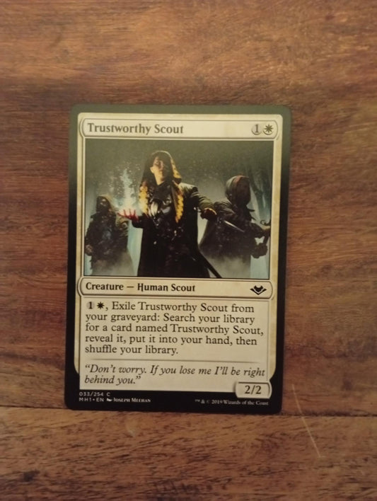 Magic The Gathering Trustworthy Scout 033/254 Modern Horizons
