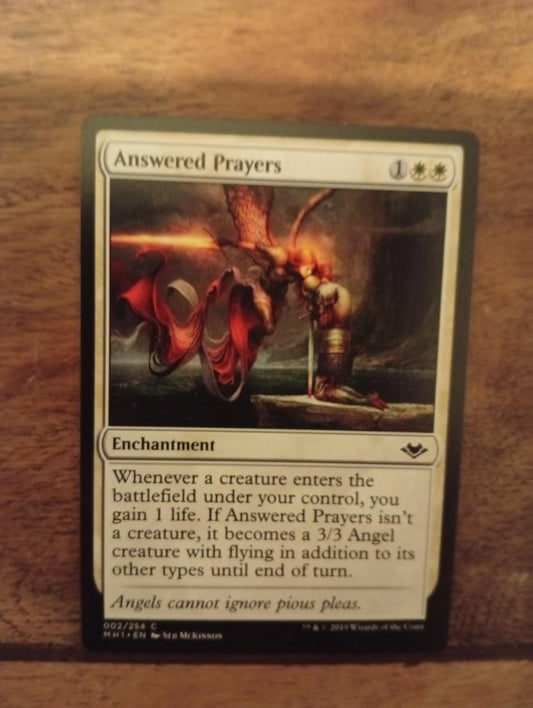 Magic The Gathering Answered Prayers 002/254 Modern Horizons