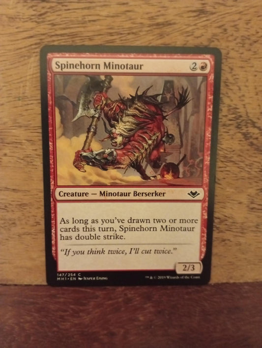 Magic The Gathering Spinehorn Minotaur 147/254 Modern Horizons