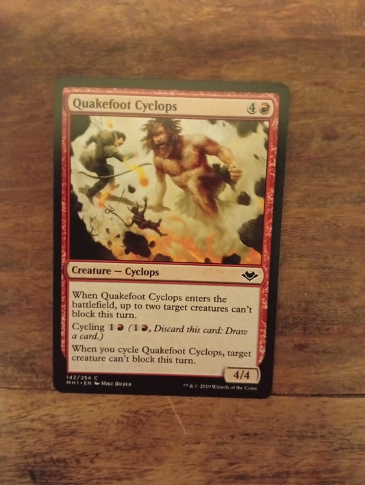 Magic The Gathering Quakefoot Cyclops 142/254 Modern Horizons