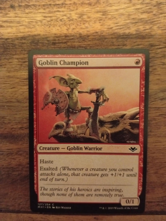 Magic The Gathering Goblin Champion 127/254 Modern Horizons