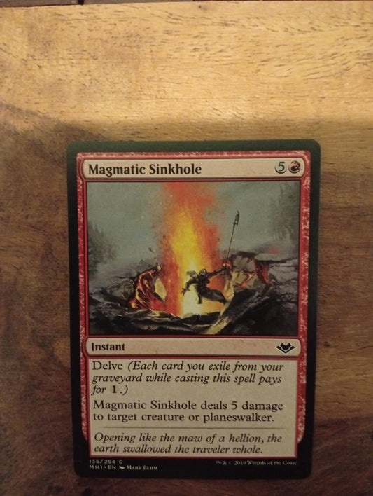 Magic The Gathering Magmatic Sinkhole 153/254 Modern Horizons