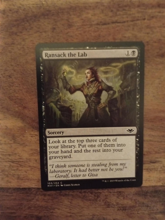Magic The Gathering Ransack the Lab 103/254 Modern Horizons
