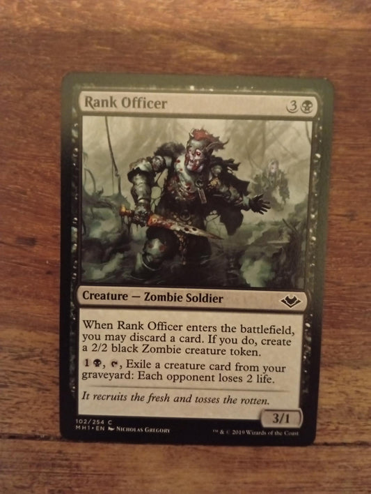 Magic The Gathering Rank Officer 102/254 Modern Horizons
