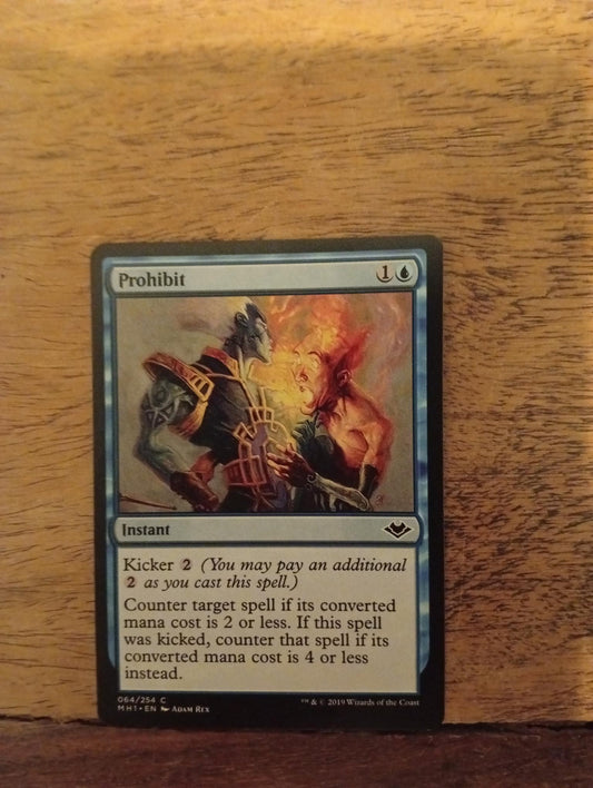 Magic The Gathering Prohibit 064/254 Modern Horizons