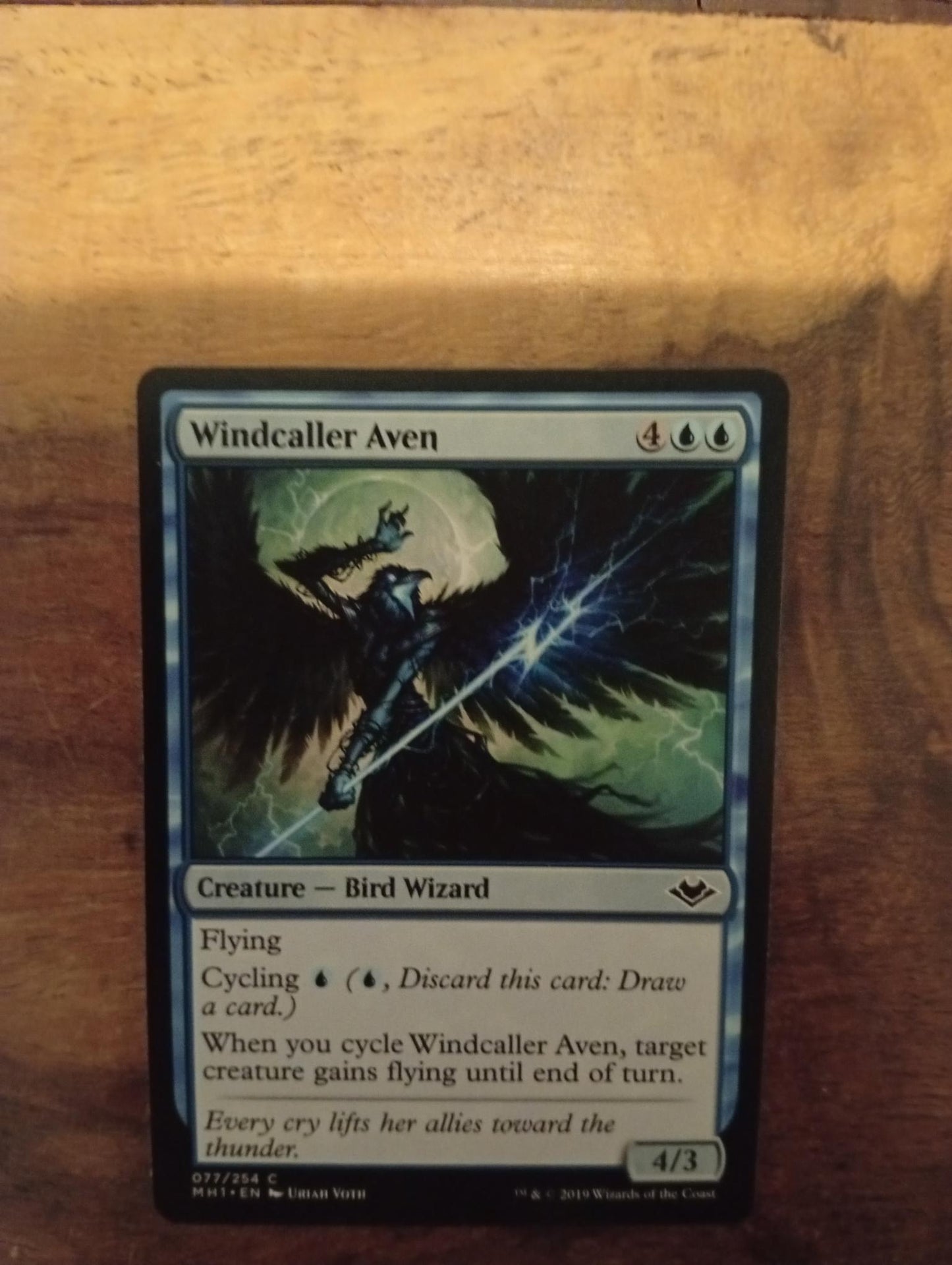 Magic The Gathering Windcaller Aven 077/254 Modern Horizons