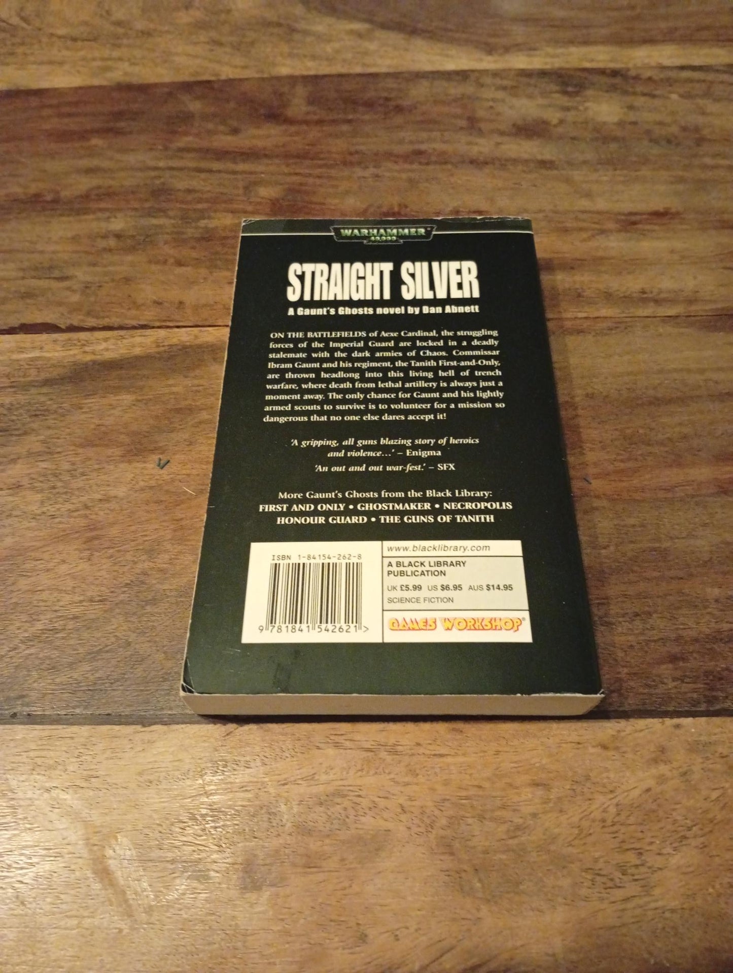 Straight Silver Gaunt's Ghosts #6 Dan Abnett Warhammer 40k Black Library 2002