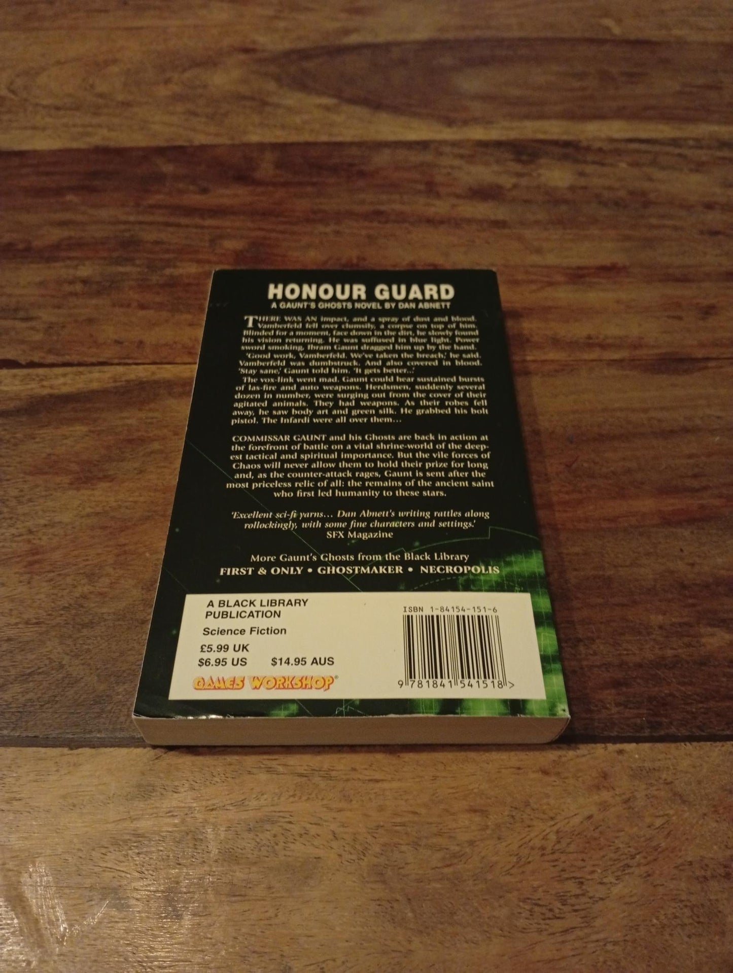 Honour Guard Gaunt's Ghosts #4 Dan Abnett Warhammer 40k Black Library 2001