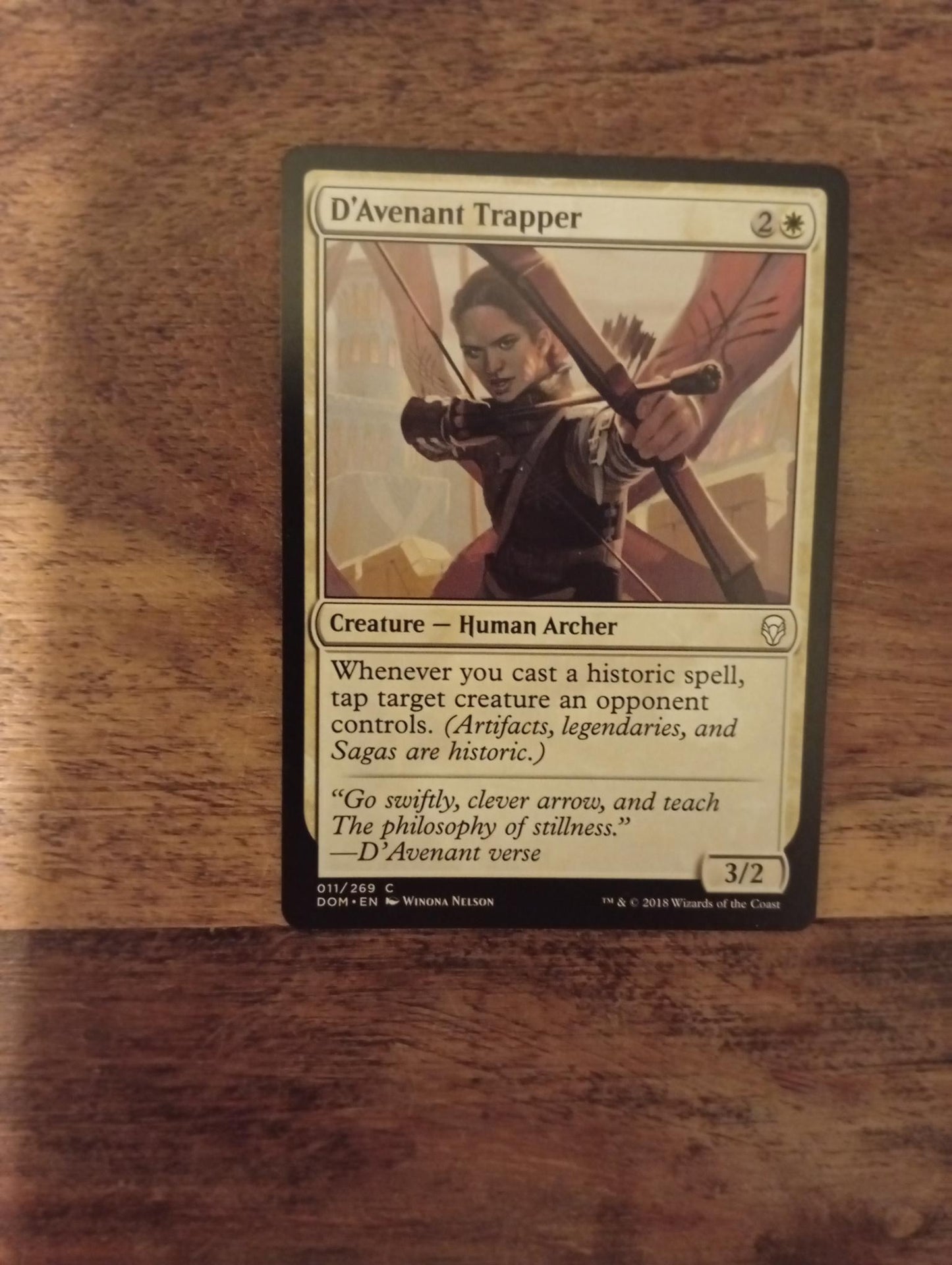 Magic The Gathering D'Avenant Trapper 011/269 Dominaria