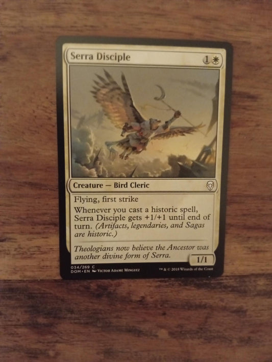 Magic The Gathering Serra Disciple 034/269 Dominaria