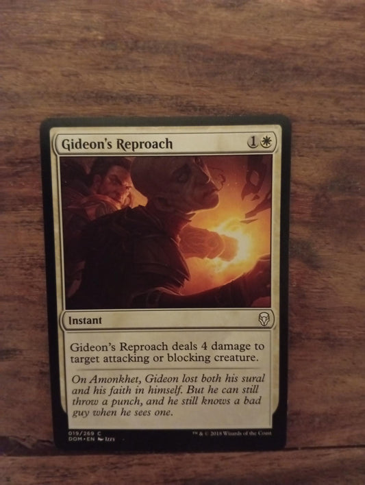 Magic The Gathering Gideon's Reproach 019/269 Dominaria