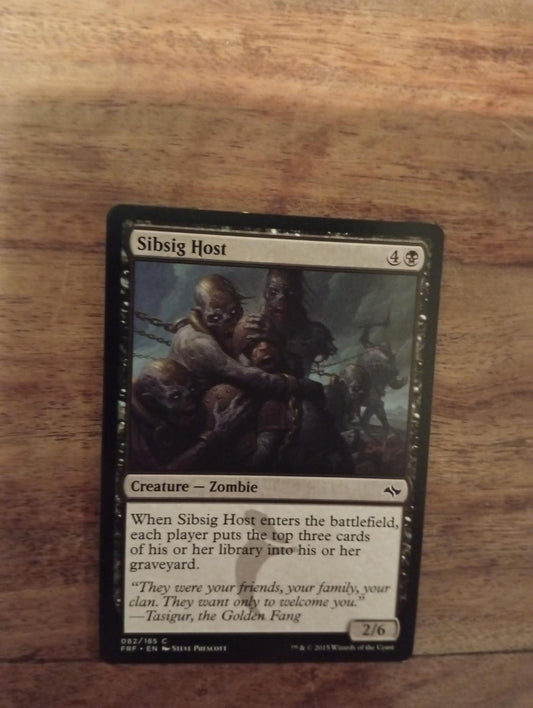 Magic The Gathering Sibsig Host 082/185 Fate Reforged