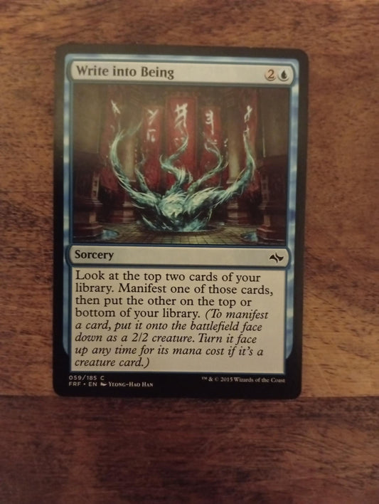 Magic The Gathering Write into Being 059/185 Fate Reforged