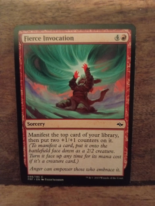 Magic The Gathering Fierce Invocation 098/185 Fate Reforged