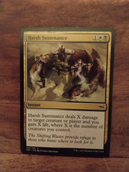 Magic The Gathering Harsh Sustenance 154/185 Fate Reforged