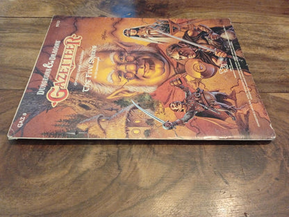 Gazetteer The Five Shires GAZ8 TSR 9232 D&D 1988 With Map
