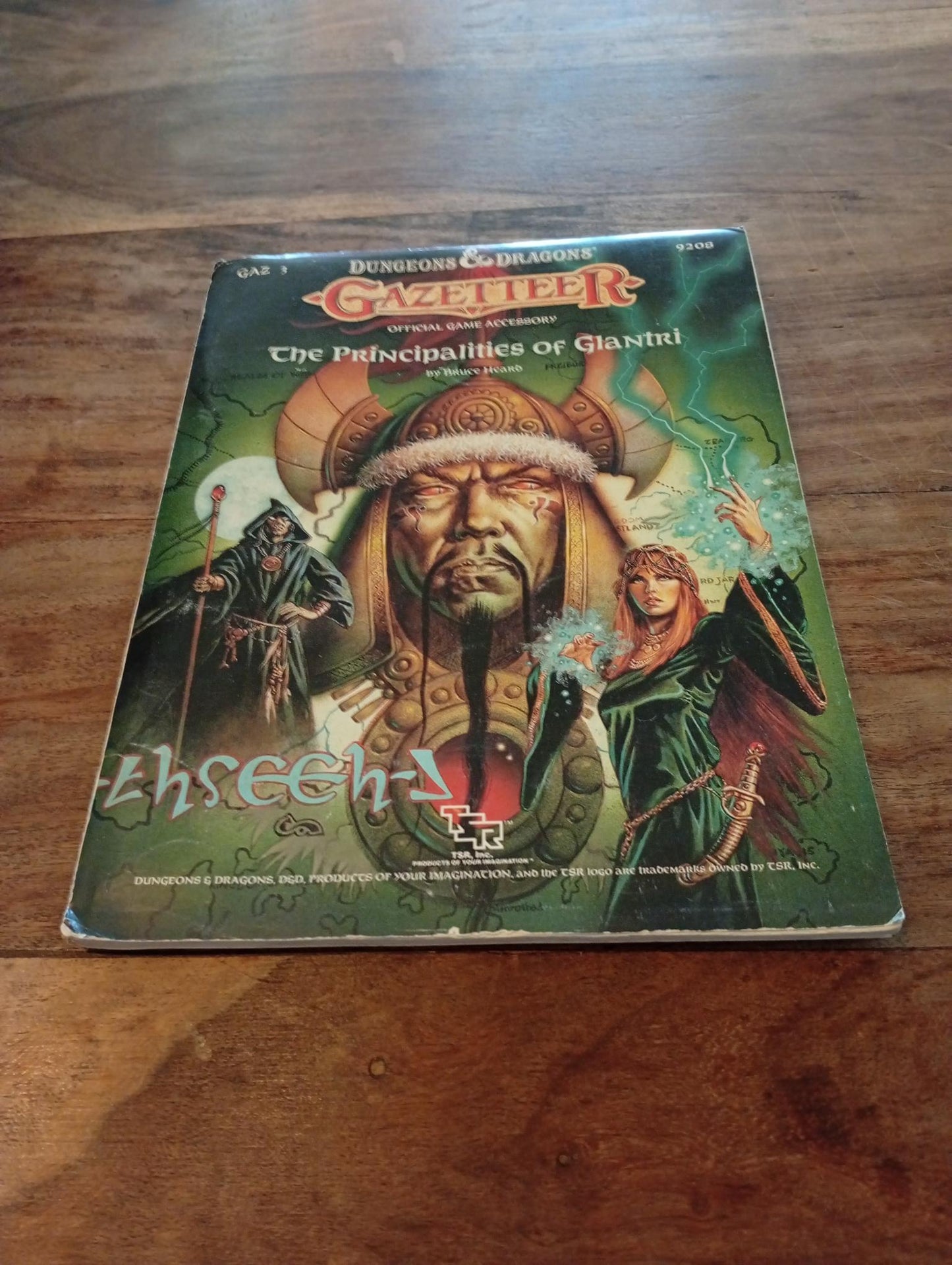 Gazetteer The Principalities of Glantri GAZ3 TSR 9208 D&D 1987