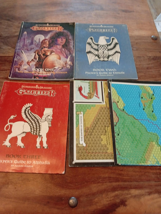 Gazetteer - Dawn of the Emperors Thyatis and Alphatia TSR 1037 D&D 1989