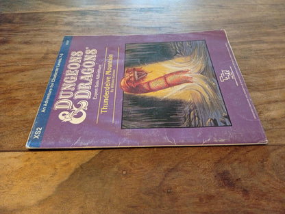 Dungeons & Dragons Thunderdelve Mountain XS2 TSR 9157 D&D 1985