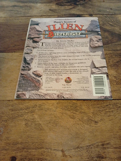 Birthright Player's Secrets of Ilien TSR 3108 Dungeons & Dragons AD&D 1995