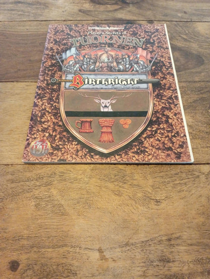 Birthright Player's Secrets of Tuornen TSR 3107 Dungeons & Dragons AD&D 1995