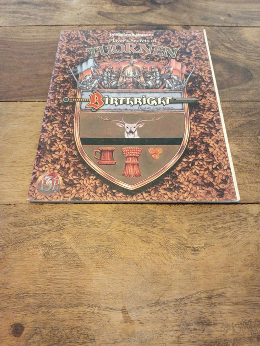 Birthright Player's Secrets of Tuornen TSR 3107 Dungeons & Dragons AD&D 1995